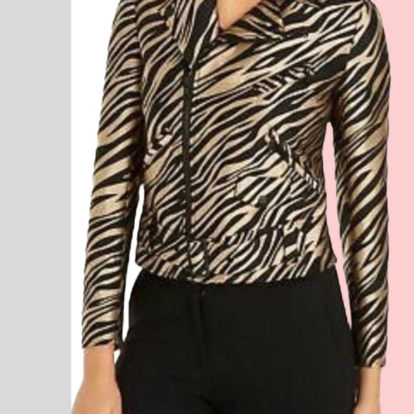 Anne Klein Animal Print Jacket - Picture 2 of 8